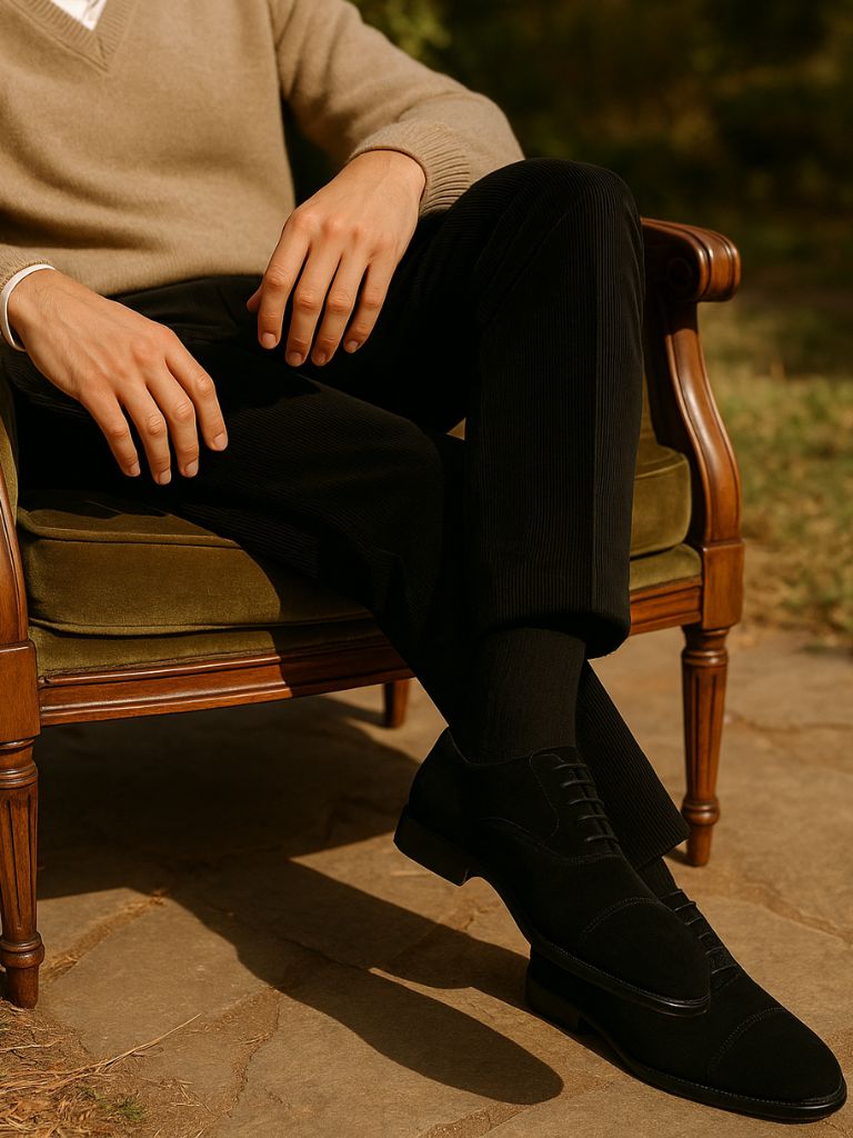 Velvet Monarch Derby Shoes - Vailor & Veil