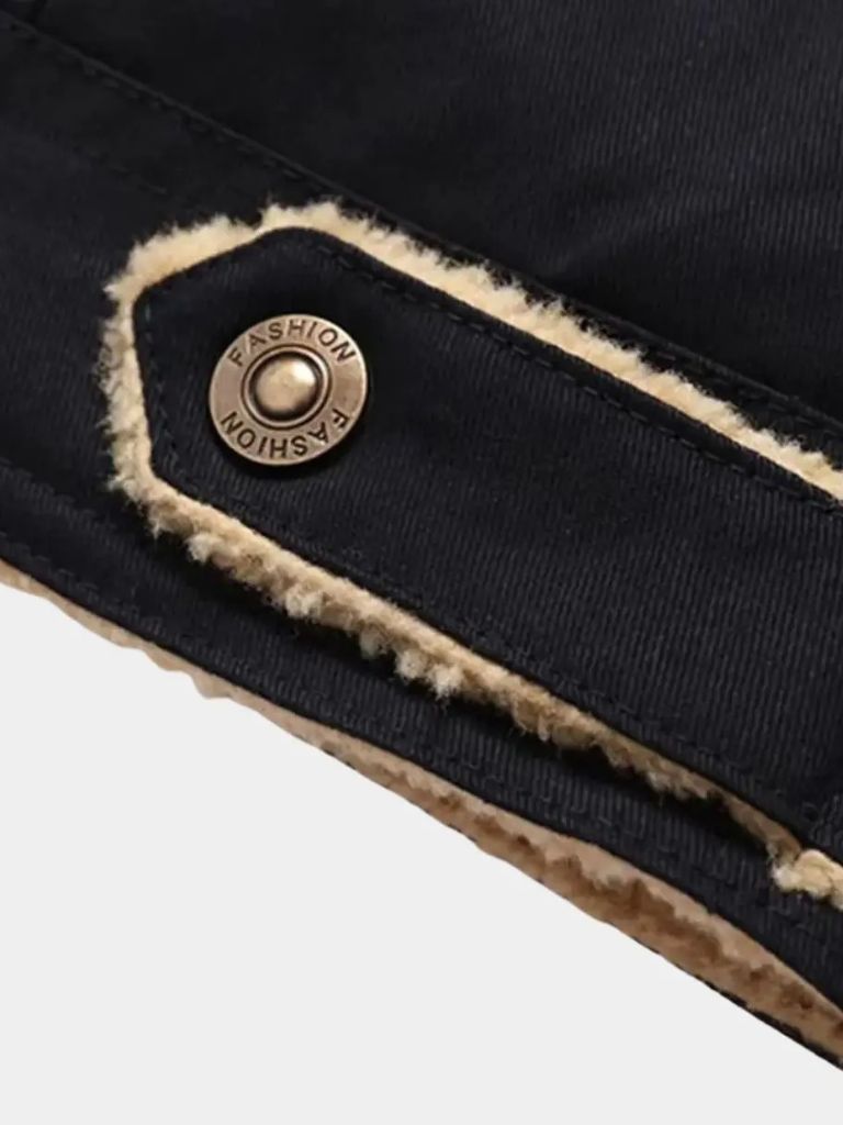 Vintage Fleece Bomber Jacket - Vailor & Veil