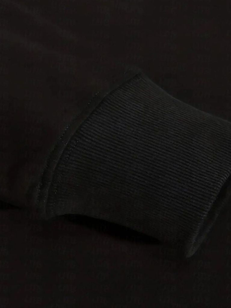 Zip Black Lapel Sports Hoodie Sweatshirt - Vailor & Veil